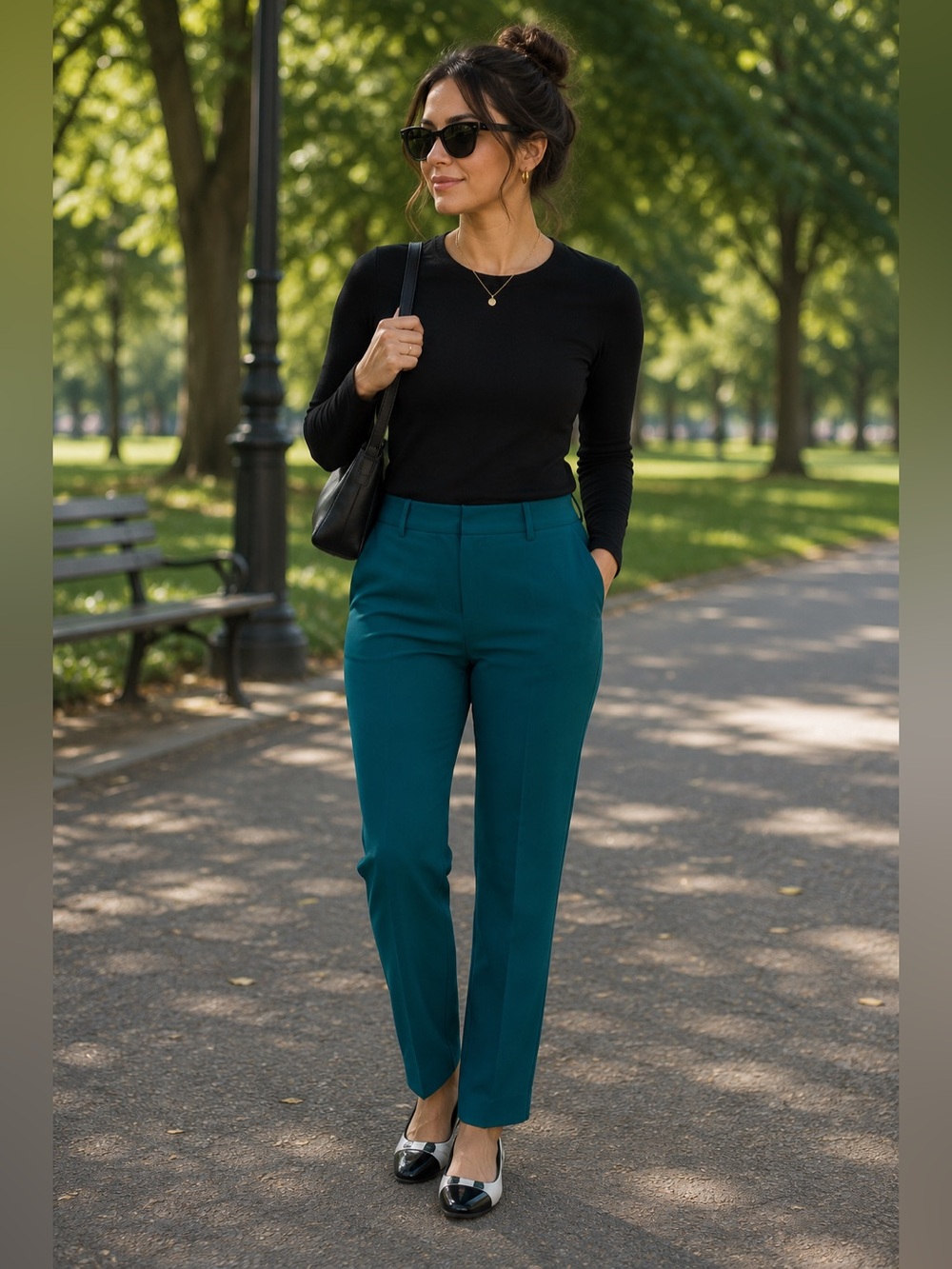 Liz Claiborne Mid Rise Trousers